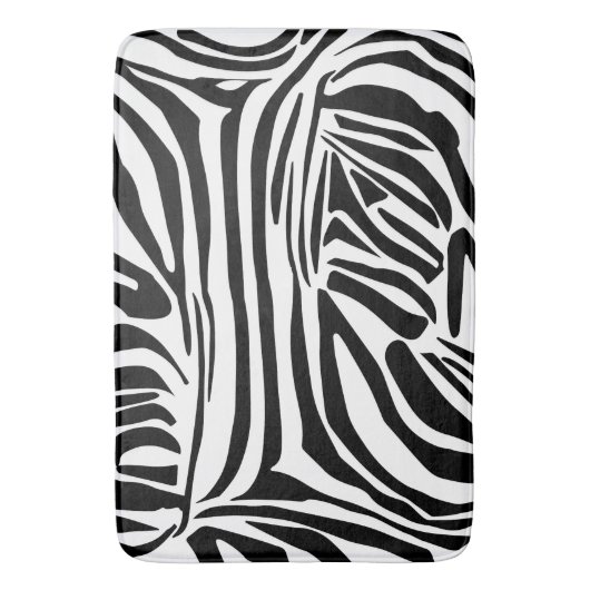 Zebrapatroon Badmat (Voorkant Verticaal)