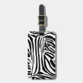 Zebrapatroon Bagagelabel (Voorkant verticaal)