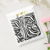 Zebrapatroon Bedankzakje (Gezegeld)