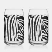 Zebrapatroon Blikvorm Glas (Links)