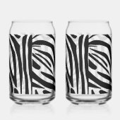 Zebrapatroon Blikvorm Glas (Rechts)
