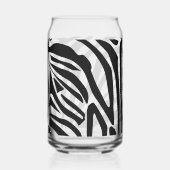 Zebrapatroon Blikvorm Glas (Achterkant)