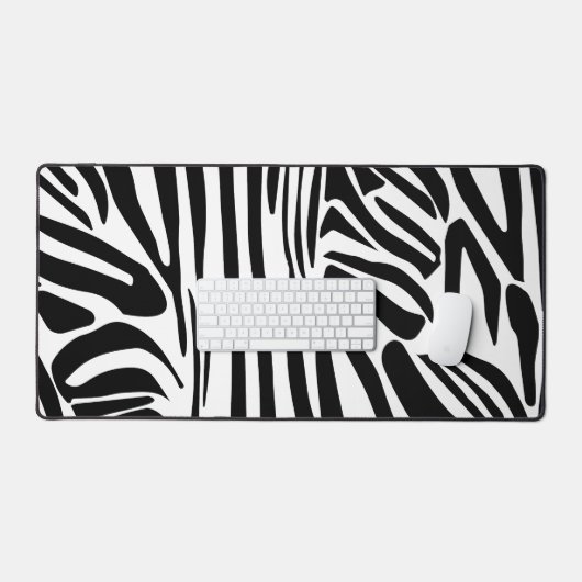 Zebrapatroon Bureaumat (Keyboard & Muis)