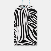 Zebrapatroon Cadeaulabel (Achterkant)