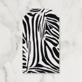 Zebrapatroon Cadeaulabels (Achterkant)