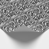 Zebrapatroon Cadeaupapier (Hoek)
