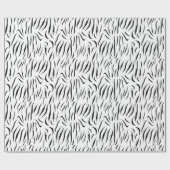 Zebrapatroon Cadeaupapier (Vlak)