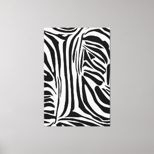 Zebrapatroon Canvas Afdruk