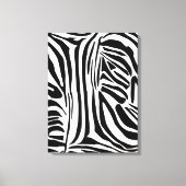 Zebrapatroon Canvas Afdruk (Voorkant)