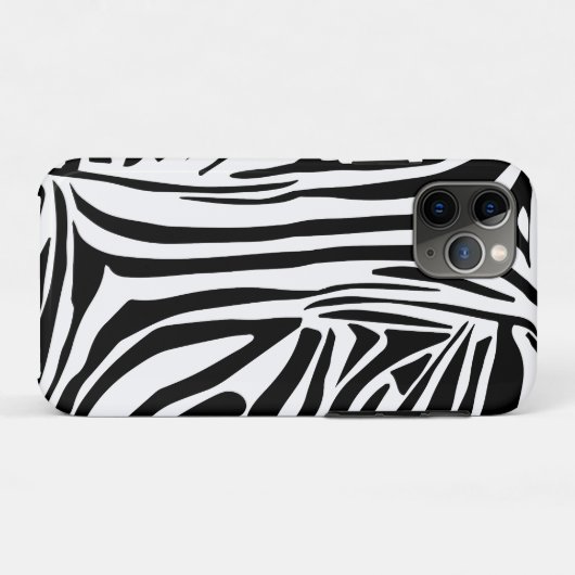 Zebrapatroon Case-Mate iPhone Case (Achterkant (horizontaal))