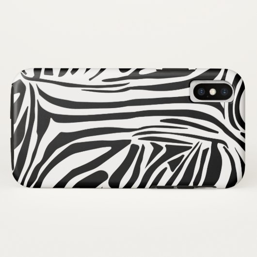 Zebrapatroon Case-Mate iPhone Case (Achterkant (horizontaal))