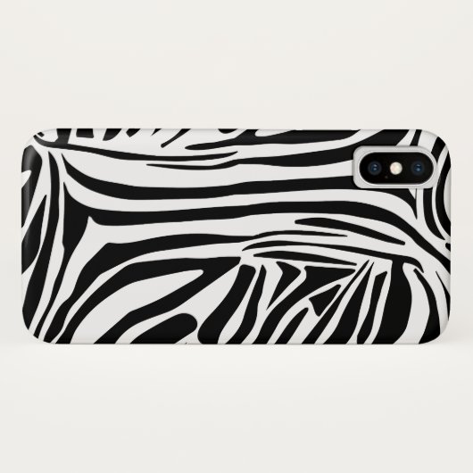Zebrapatroon Case-Mate iPhone Case (Achterkant (horizontaal))