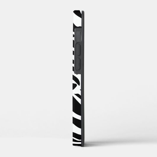 Zebrapatroon Case-Mate iPhone Case (Achterkant / Links)
