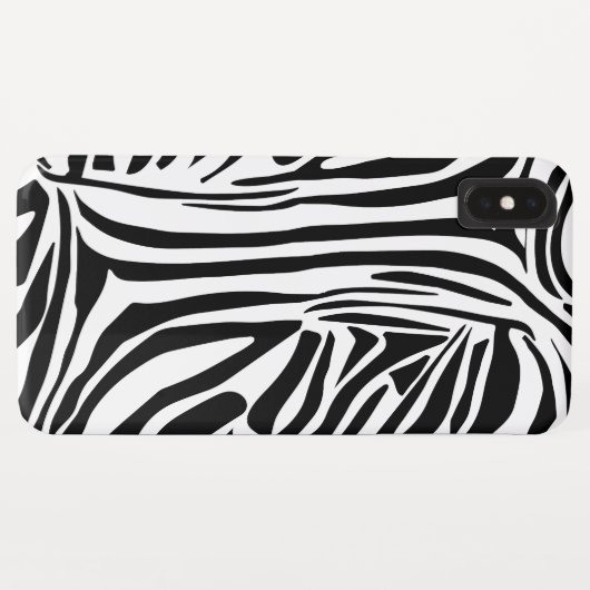 Zebrapatroon Case-Mate iPhone Case (Achterkant (horizontaal))