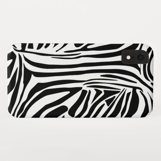 Zebrapatroon Case-Mate iPhone Case (Achterkant (horizontaal))