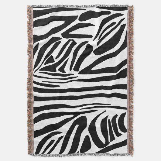 Zebrapatroon Deken (Voorkant Verticaal)