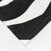 Zebrapatroon Fleece Deken (Hoek)