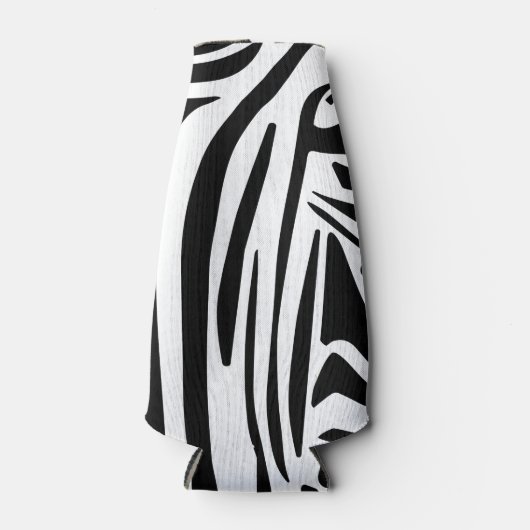 Zebrapatroon Flesjeskoeler (Voorkant)