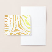 Zebrapatroon Folie Kaarten (Display)