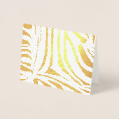 Zebrapatroon Folie Kaarten (Voorkant)