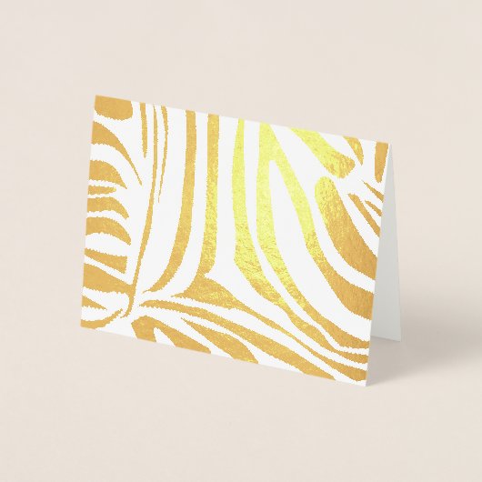 Zebrapatroon Folie Kaarten (Voorkant)