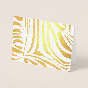 Zebrapatroon Folie Kaarten