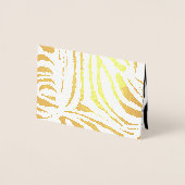 Zebrapatroon Folie Kaarten (Voorkant)