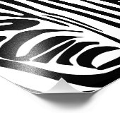 Zebrapatroon Foto Afdruk (Hoek)