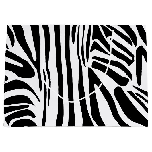 Zebrapatroon Groot Cadeauzakje (Voorkant)
