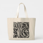Zebrapatroon Grote Tote Bag (Achterkant)
