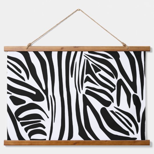 Zebrapatroon Hangend Wandkleed (Voorkant)