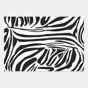 Zebrapatroon Inpakpapier Vel