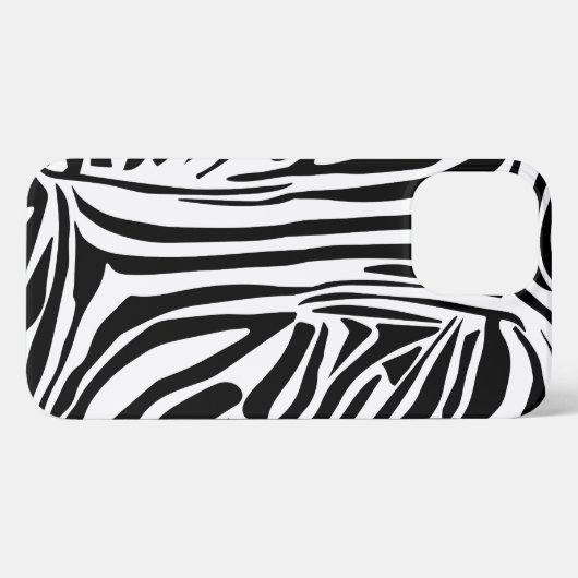 Zebrapatroon iPhone Hoesje (Achterkant horizontaal)