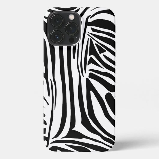 Zebrapatroon iPhone Hoesje (Achterkant)