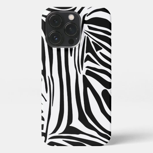 Zebrapatroon iPhone Hoesje (Achterkant)
