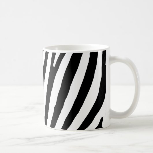 Zebrapatroon Koffiemok (Rechts)