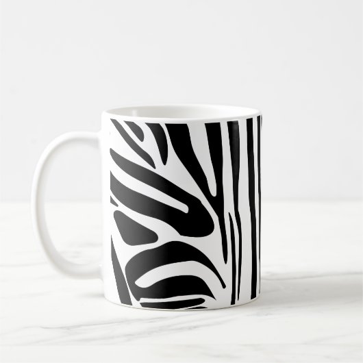 Zebrapatroon Koffiemok (Links)