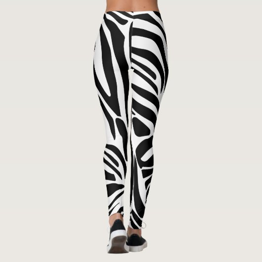 Zebrapatroon Leggings (Achterkant)