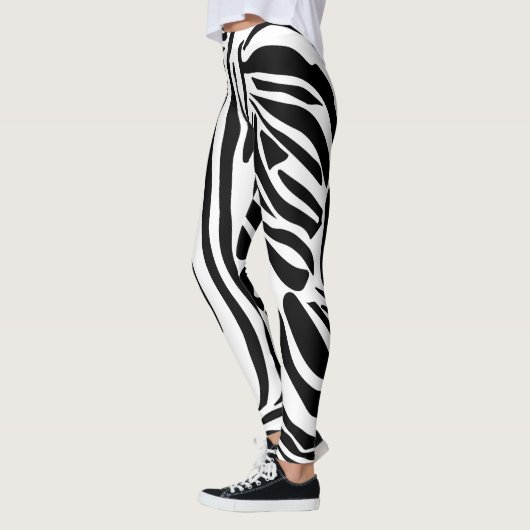 Zebrapatroon Leggings (Links)