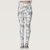Zebrapatroon Leggings (Voorkant)