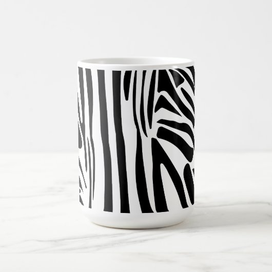 Zebrapatroon Magische Mok (Midden)