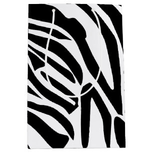 Zebrapatroon Medium Cadeauzakje