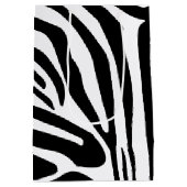 Zebrapatroon Medium Cadeauzakje (Achterkant)