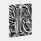 Zebrapatroon Metalen Ornament (Voorkant Rechts)