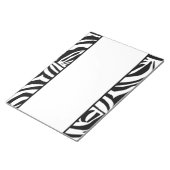Zebrapatroon Notitieblok (Schuin)