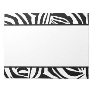 Zebrapatroon Notitieblok