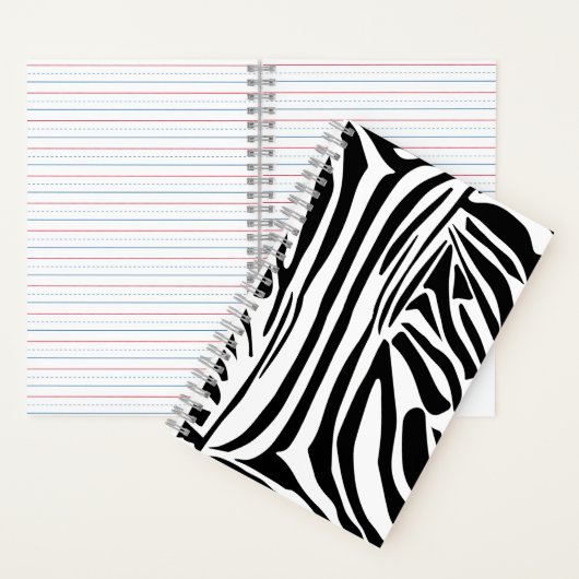 Zebrapatroon Notitieboek (Binnen)