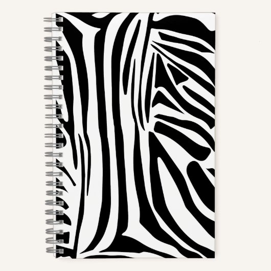 Zebrapatroon Notitieboek (Voorkant)
