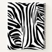 Zebrapatroon Notitieboek (Achterkant)