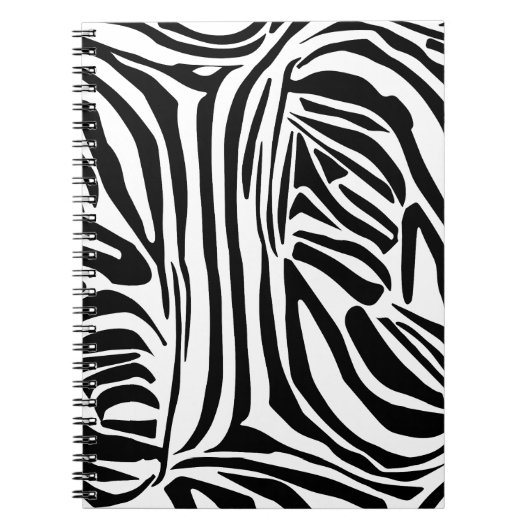 Zebrapatroon Notitieboek (Voorkant)